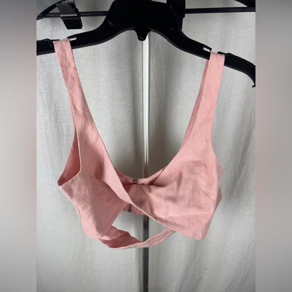 Bec & Bridge Bonnie Cut-Out Pink Crop Top Size 4 NWT - Picture 6 of 16